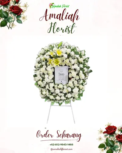 Krans Bunga Duka Cita ambon